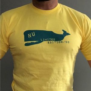 BRAND NEW Men’s Nu Amsterdam T-shirt. Limited Edition Whale Tee